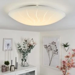 Hofstein Emibois Deckenleuchte LED Chrom, 1-flammig