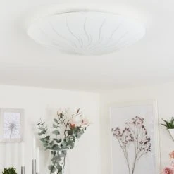 Hofstein Emibois Deckenleuchte LED Chrom, 1-flammig -LED Leuchten Verkäufe 2022 emibois deckenleuchte h3458860 4