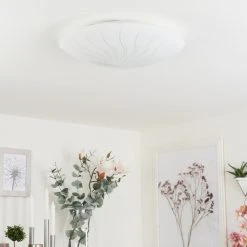 Hofstein Emibois Deckenleuchte LED Chrom, 1-flammig -LED Leuchten Verkäufe 2022 emibois deckenleuchte h3458860 9