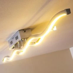 Paul Neuhaus Leuchten EMMA Deckenleuchte LED Edelstahl, 2-flammig -LED Leuchten Verkäufe 2022 emma deckenleuchte 8450 17 10