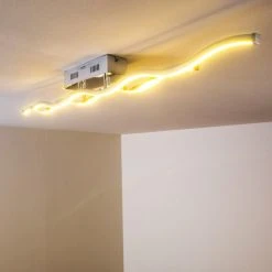 Paul Neuhaus Leuchten EMMA Deckenleuchte LED Edelstahl, 2-flammig -LED Leuchten Verkäufe 2022 emma deckenleuchte 8450 17 11