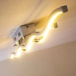 Paul Neuhaus Leuchten EMMA Deckenleuchte LED Edelstahl, 2-flammig -LED Leuchten Verkäufe 2022 emma deckenleuchte 8450 17 2