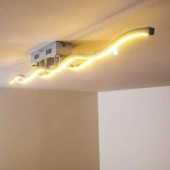 Paul Neuhaus Leuchten EMMA Deckenleuchte LED Edelstahl, 2-flammig -LED Leuchten Verkäufe 2022 emma deckenleuchte 8450 17 9