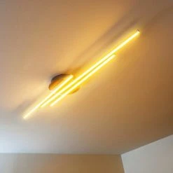 Hofstein Emo Deckenleuchte LED Stahl geb&uuml;rstet, 3-flammig -LED Leuchten Verkäufe 2022 emo deckenleuchte h3009222 17