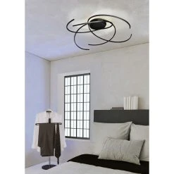 Escale SPACE Deckenleuchte LED Schwarz, 3-flammig