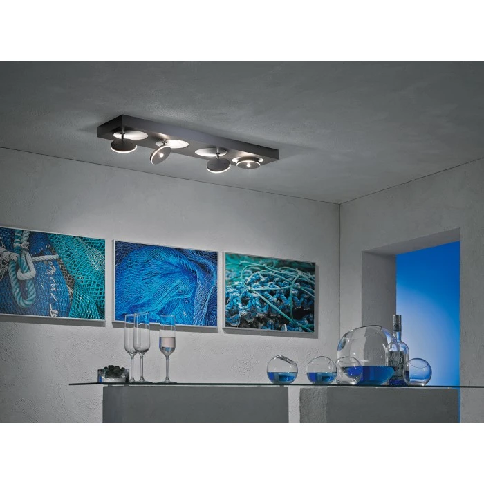 Escale SPOT IT Deckenleuchte LED Anthrazit, 4-flammig 1 Escale SPOT IT Deckenleuchte LED Anthrazit, 4-flammig