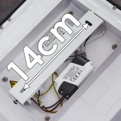 Hofstein Essaouira Deckenpanel LED Schwarz, 1-flammig, Fernbedienung -LED Leuchten Verkäufe 2022 essaouira deckenpanel h3371886 21