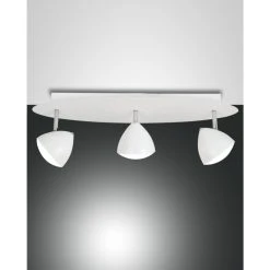 Fabas Luce Bike Deckenleuchte LED Weiß, 3-flammig