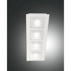 Fabas Luce Formia Deckenleuchte LED Weiß, 4-flammig