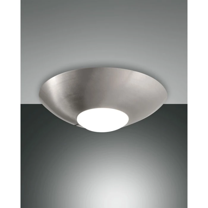 Fabas Luce Lizzy Deckenleuchte LED Nickel-Matt, 1-flammig 1 Fabas Luce Lizzy Deckenleuchte LED Nickel-Matt, 1-flammig