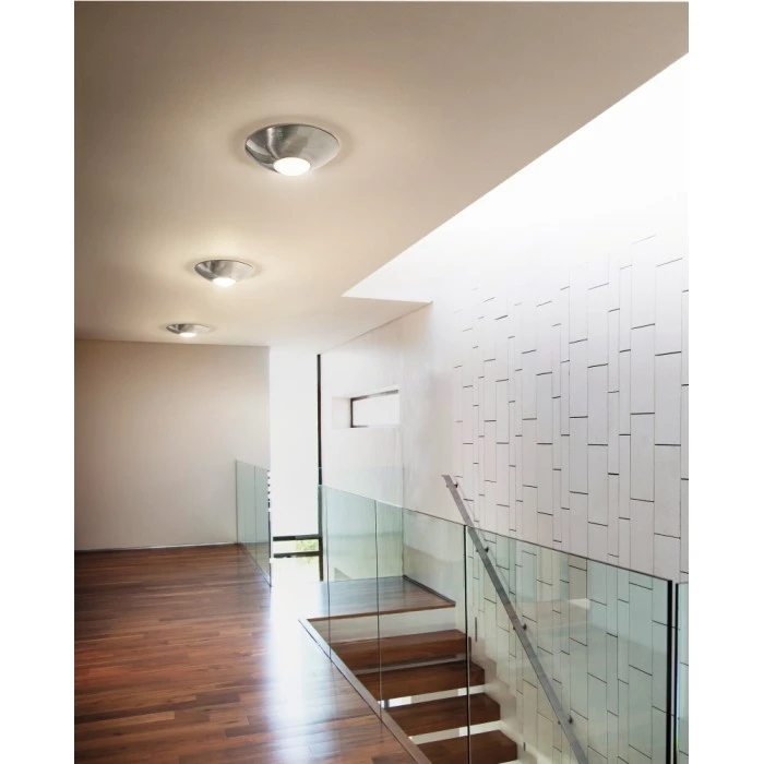 Fabas Luce Lizzy Deckenleuchte LED Nickel-Matt, 1-flammig 2 Fabas Luce Lizzy Deckenleuchte LED Nickel-Matt, 1-flammig – Bild 2