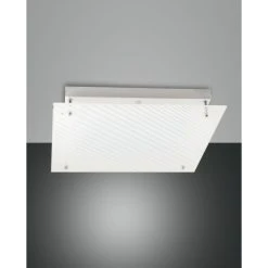 Fabas Luce Plisset Deckenleuchte LED Weiß, 1-flammig