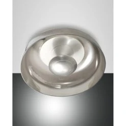 Fabas Luce Vintage Deckenleuchten LED Aluminium, Weiß, 1-flammig