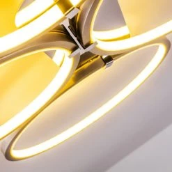 Hofstein Fallo Deckenleuchte LED Chrom, 1-flammig -LED Leuchten Verkäufe 2022 fallo deckenleuchte h167466 12