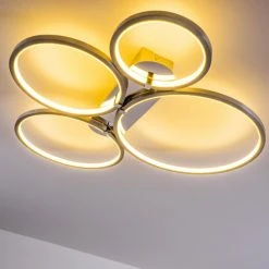 Hofstein Fallo Deckenleuchte LED Chrom, 1-flammig -LED Leuchten Verkäufe 2022 fallo deckenleuchte h167466 14