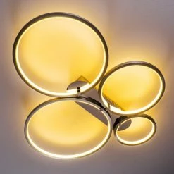 Hofstein Fallo Deckenleuchte LED Chrom, 1-flammig -LED Leuchten Verkäufe 2022 fallo deckenleuchte h167466 15