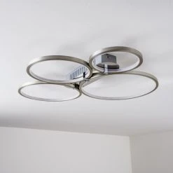 Hofstein Fallo Deckenleuchte LED Chrom, 1-flammig -LED Leuchten Verkäufe 2022 fallo deckenleuchte h167466 17