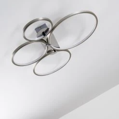 Hofstein Fallo Deckenleuchte LED Chrom, 1-flammig -LED Leuchten Verkäufe 2022 fallo deckenleuchte h167466 19