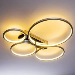 Hofstein Fallo Deckenleuchte LED Chrom, 1-flammig -LED Leuchten Verkäufe 2022 fallo deckenleuchte h167466 4