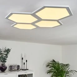 Hofstein Fanebal Deckenpanel LED Wei&szlig;, 1-flammig