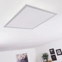 Hofstein Farc LED Panel Silber, 1-flammig, Fernbedienung -LED Leuchten Verkäufe 2022 farc led panel h3381236 5