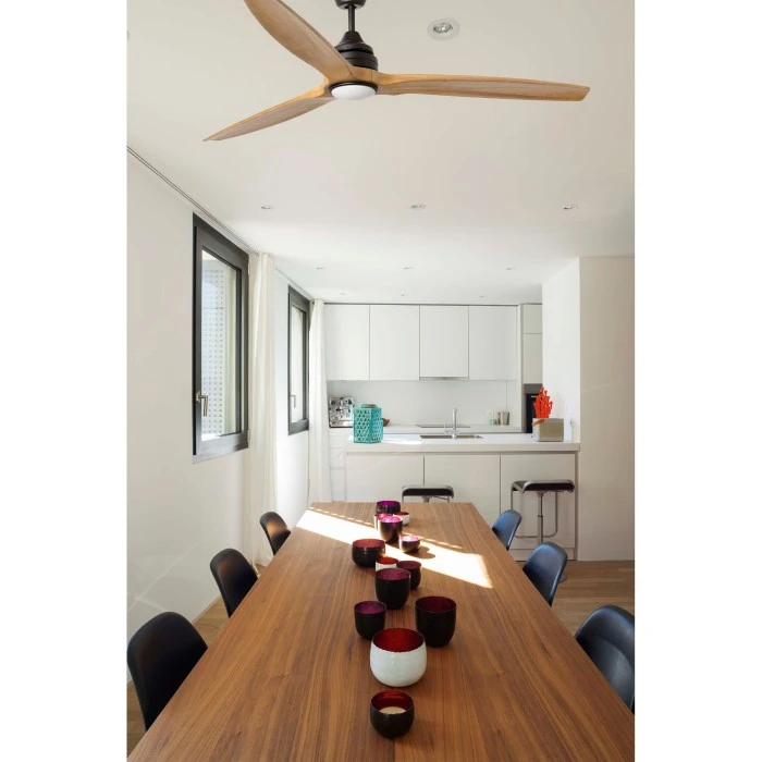 Faro Barcelona Alo Deckenventilator LED Schwarz, 1-flammig 2 Faro Barcelona Alo Deckenventilator LED Schwarz, 1-flammig – Bild 2