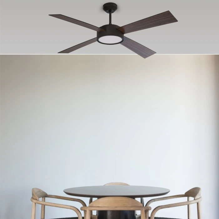 Faro Barcelona Hydra Deckenventilator LED Schwarz, 1-flammig, Fernbedienung 1 Faro Barcelona Hydra Deckenventilator LED Schwarz, 1-flammig, Fernbedienung