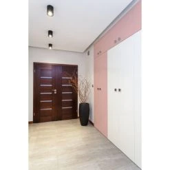 Faro Barcelona Rel Deckenleuchte LED Schwarz, 1-flammig