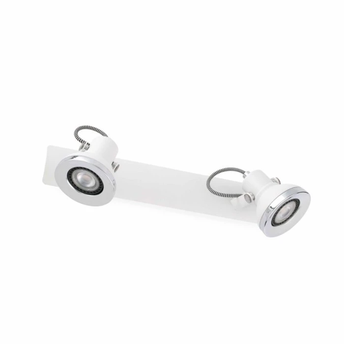 Faro Barcelona Ring Spotbalken LED Weiß, 2-flammig 1 Faro Barcelona Ring Spotbalken LED Weiß, 2-flammig
