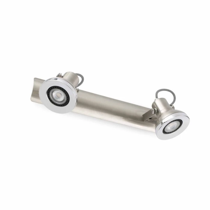 Faro Barcelona Ring Spotbalken LED Silber, 2-flammig 1 Faro Barcelona Ring Spotbalken LED Silber, 2-flammig