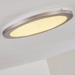 Hofstein Fasola Deckenleuchte LED Nickel-Matt, 1-flammig -LED Leuchten Verkäufe 2022 fasola deckenleuchte h3266069 do4 11