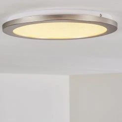 Hofstein Fasola Deckenleuchte LED Nickel-Matt, 1-flammig -LED Leuchten Verkäufe 2022 fasola deckenleuchte h3266069 do4 15