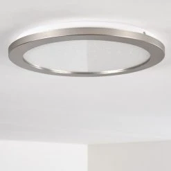 Hofstein Fasola Deckenleuchte LED Nickel-Matt, 1-flammig -LED Leuchten Verkäufe 2022 fasola deckenleuchte h3266069 do4 20