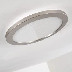 Hofstein Fasola Deckenleuchte LED Nickel-Matt, 1-flammig -LED Leuchten Verkäufe 2022 fasola deckenleuchte h3266069 do4 22