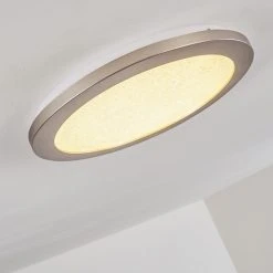 Hofstein Fasola Deckenleuchte LED Nickel-Matt, 1-flammig -LED Leuchten Verkäufe 2022 fasola deckenleuchte h3266069 do4 5