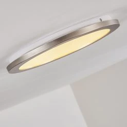 Hofstein Fasola Deckenleuchte LED Nickel-Matt, 1-flammig -LED Leuchten Verkäufe 2022 fasola deckenleuchte h3266069 do4 8