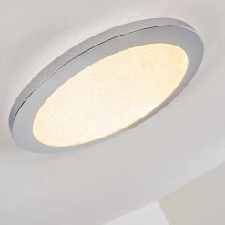 Hofstein Fasola Deckenleuchte LED Nickel gl&auml;nzend, 1-flammig -LED Leuchten Verkäufe 2022 fasola deckenleuchte h3266083 do4 5