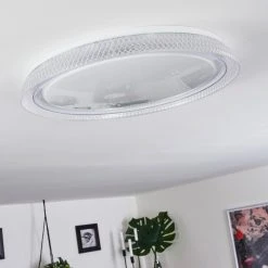 Hofstein Feletto Deckenleuchte LED Wei&szlig;, Transparent, Klar, 1-flammig, Fernbedienung -LED Leuchten Verkäufe 2022 feletto deckenleuchte h3383568 10