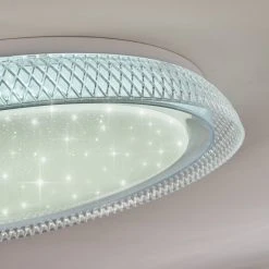 Hofstein Feletto Deckenleuchte LED Wei&szlig;, Transparent, Klar, 1-flammig, Fernbedienung -LED Leuchten Verkäufe 2022 feletto deckenleuchte h3383568 13