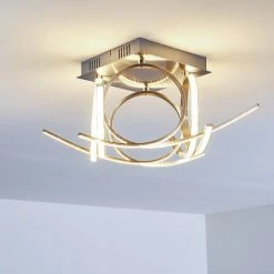 Globo Felin Deckenleuchte LED Nickel-Matt, 1-flammig 33 Globo Felin Deckenleuchte LED Nickel-Matt, 1-flammig -LED Leuchten Verkäufe 2022 felin deckenleuchte h3023662 10