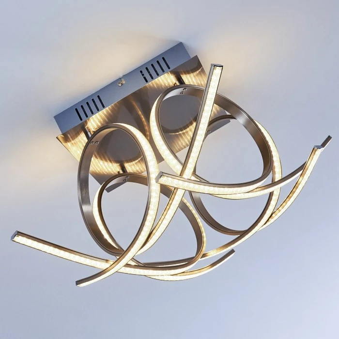 Globo Felin Deckenleuchte LED Nickel-Matt, 1-flammig 18 Globo Felin Deckenleuchte LED Nickel-Matt, 1-flammig – Bild 18