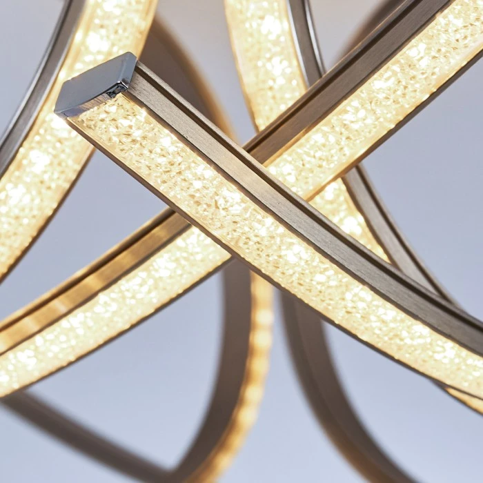 Globo Felin Deckenleuchte LED Nickel-Matt, 1-flammig 19 Globo Felin Deckenleuchte LED Nickel-Matt, 1-flammig – Bild 19