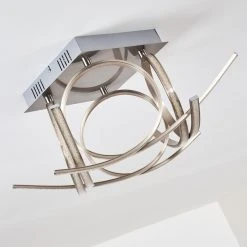 Globo Felin Deckenleuchte LED Nickel-Matt, 1-flammig 42 Globo Felin Deckenleuchte LED Nickel-Matt, 1-flammig -LED Leuchten Verkäufe 2022 felin deckenleuchte h3023662 19