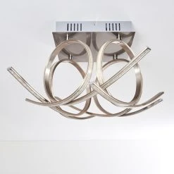 Globo Felin Deckenleuchte LED Nickel-Matt, 1-flammig 43 Globo Felin Deckenleuchte LED Nickel-Matt, 1-flammig -LED Leuchten Verkäufe 2022 felin deckenleuchte h3023662 20