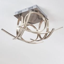 Globo Felin Deckenleuchte LED Nickel-Matt, 1-flammig 44 Globo Felin Deckenleuchte LED Nickel-Matt, 1-flammig -LED Leuchten Verkäufe 2022 felin deckenleuchte h3023662 21