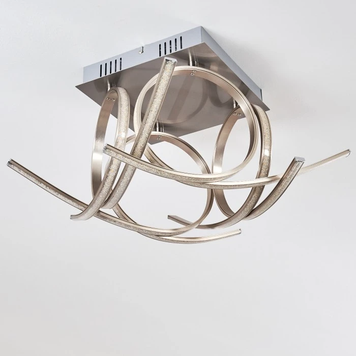 Globo Felin Deckenleuchte LED Nickel-Matt, 1-flammig 22 Globo Felin Deckenleuchte LED Nickel-Matt, 1-flammig – Bild 22