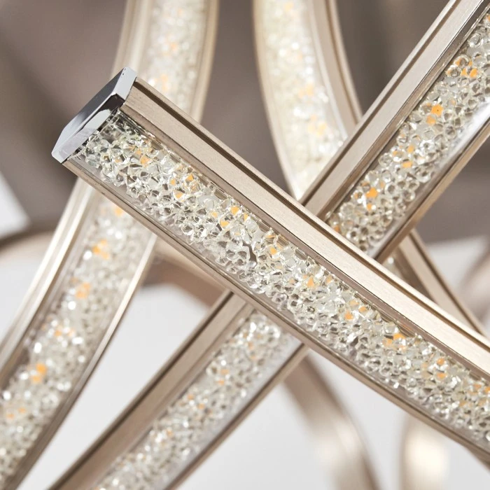 Globo Felin Deckenleuchte LED Nickel-Matt, 1-flammig 9 Globo Felin Deckenleuchte LED Nickel-Matt, 1-flammig – Bild 9