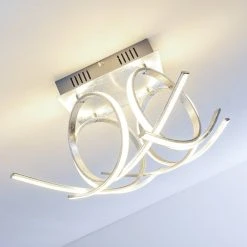 Hofstein Felin Deckenleuchte LED Silber, 1-flammig -LED Leuchten Verkäufe 2022 felin deckenleuchte h3023709 10