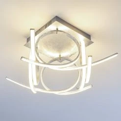 Hofstein Felin Deckenleuchte LED Silber, 1-flammig -LED Leuchten Verkäufe 2022 felin deckenleuchte h3023709 11