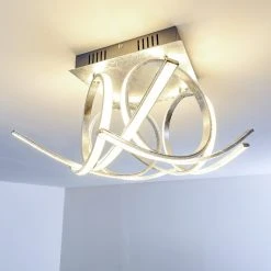 Hofstein Felin Deckenleuchte LED Silber, 1-flammig -LED Leuchten Verkäufe 2022 felin deckenleuchte h3023709 12